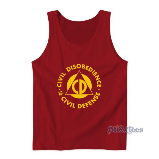 Civil Disobedience Is Civil Defense Tank Top