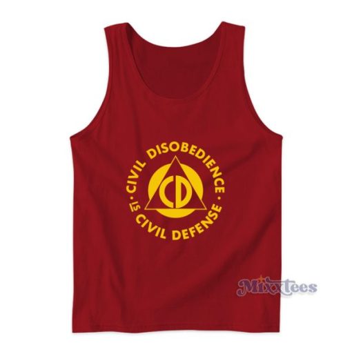 Civil Disobedience Is Civil Defense Tank Top