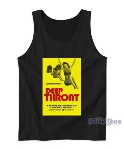Classic Movie Poster Deep Throat Tank Top Classic Movie Poster Deep Throat Tank Top