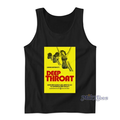 Classic Movie Poster Deep Throat Tank Top