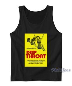 Classic Movie Poster Deep Throat Tank Top