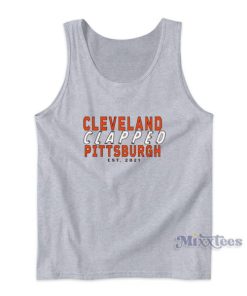 Cleveland Clapped Pittsburgh Tank Top for Unisex
