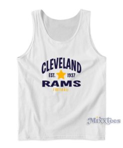 Cleveland Est 1937 Rams Football Tank Top For Unisex