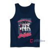 Cleveland Indians Dressed To Kill Navy Tank Top for Unisex