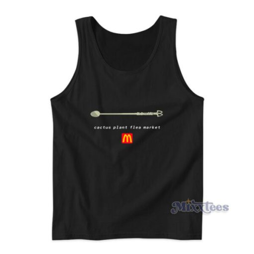 Coffee Stirrer Mcdonald’s Cactus Plant Flea Market Tank Top