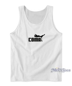 Coma Funny Logo Parody Tank Top