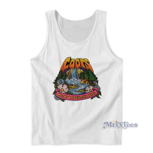 Coors Beer Rock Mountain High Tank Top