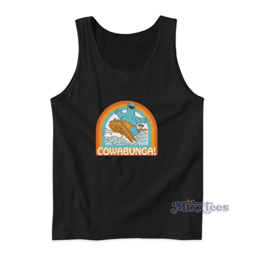 Cowabunga Sesame Street Cookie Monster Tank Top