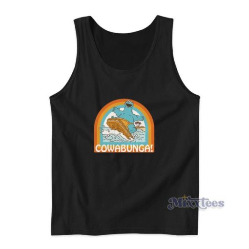 Cowabunga Sesame Street Cookie Monster Tank Top