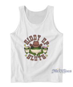 Cowboy Frog Giddy Up Sluts Tank Top