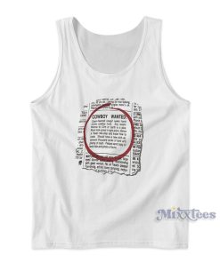 Cowboy Wanted Tank Top for Unisex