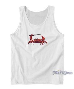 Crab With Knife Tank Top For Unisex