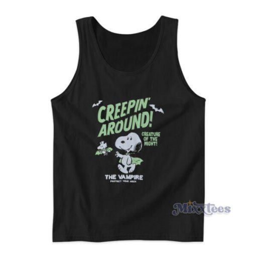 Creepin Around Creature Of The Night The Vampire Tank Top