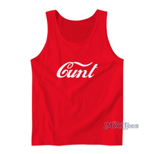 Cunt Coca Cola Parody Tank Top