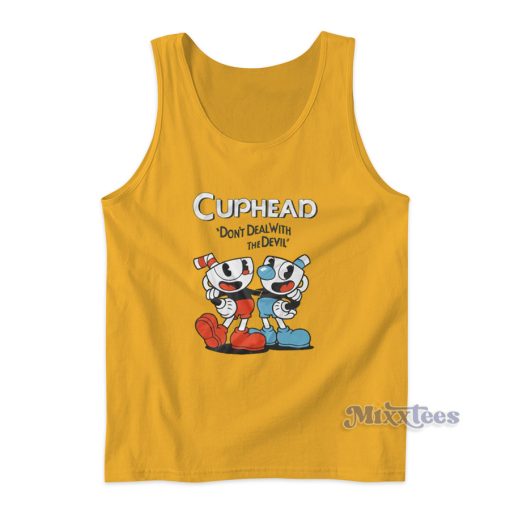 Cuphead and Mugman Tank Top for Unisex