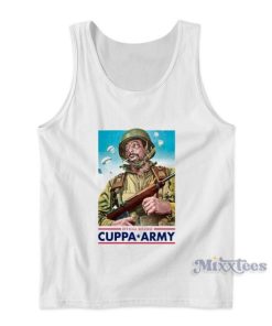 Cuppa Army Tank Top for Unisex
