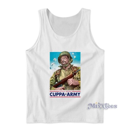 Cuppa Army Tank Top for Unisex