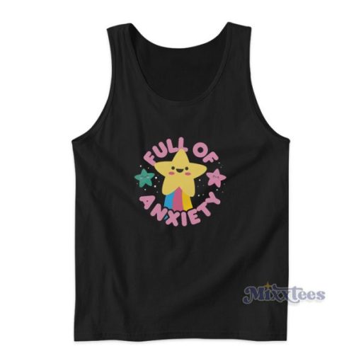 Cute Kawaii Full Of Anxiety Tank Top For Unisex