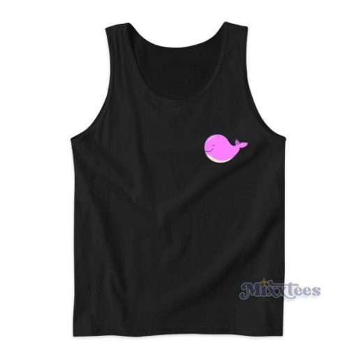 Cute Pingk Whale Tank Top for Unisex