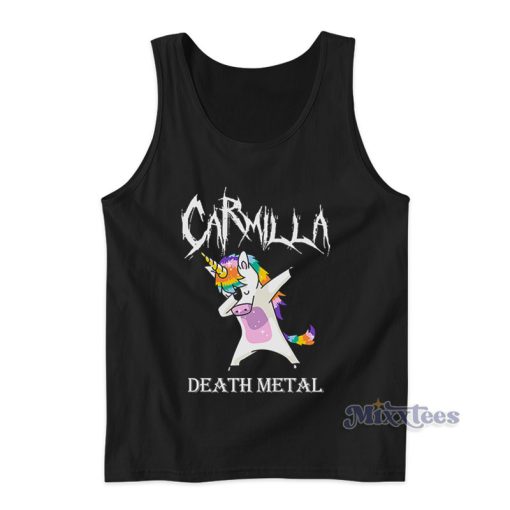 Dabbing Unicorn Carmilla Death Metal Tank Top