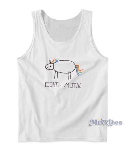 Death Metal Unicorn Tank Top for Unisex Death Metal Unicorn Tank Top for Unisex