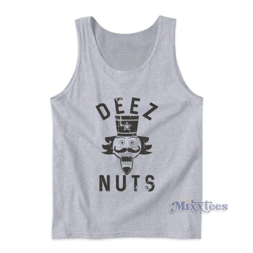 Deez Nuts Christmas Nutcracker Sarcastic Tank Top