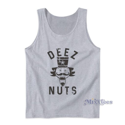 Deez Nuts Christmas Nutcracker Sarcastic Tank Top