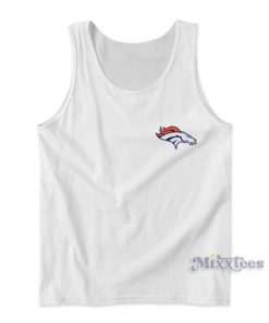 Denver Broncos logo Tank Top Cheap Custom