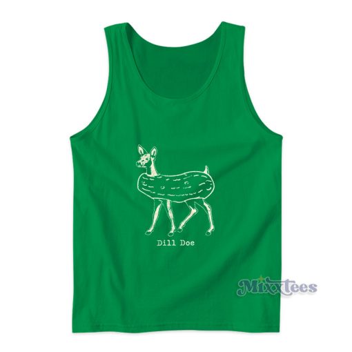 Dill Doe Funny Pickle Deer Tank Top