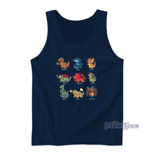 Dinosaur Role Play Tank Top for Unisex