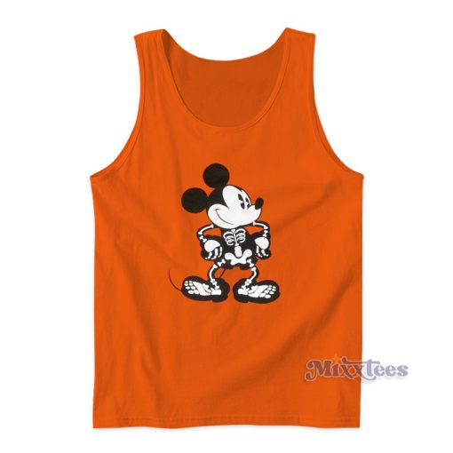 Disney Mickey Skeleton Tank Top For Unisex