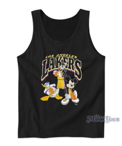Disney Mickey Squad Lakers Junk Food Tank Top Disney Mickey Squad Lakers Junk Food Tank Top
