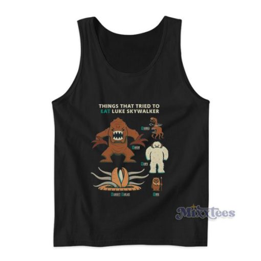 Disney Parks Things That Tried To Eat Luke Skywalker Tank Top