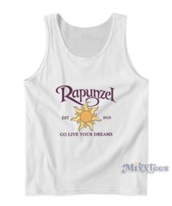Disney Tangled Rapunzel Go Live Your Dreams Tank Top