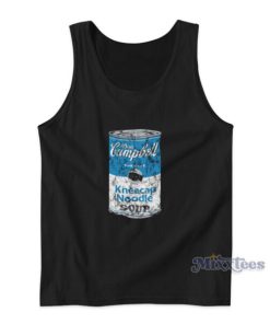 Distressed Campbell’s Kneecap Noodle Soup Tank Top