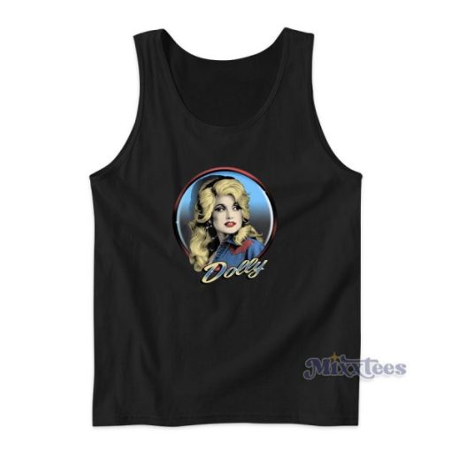 Dolly Parton Western Tank Top for Unisex