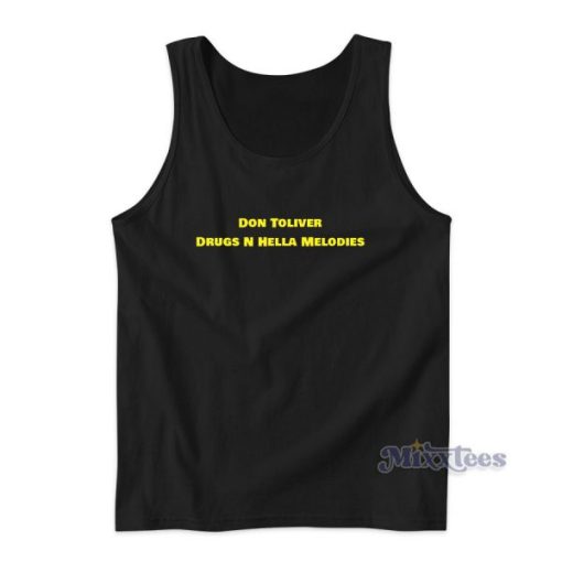 Don Toliver Drugs N Hella Melodies Tank Top