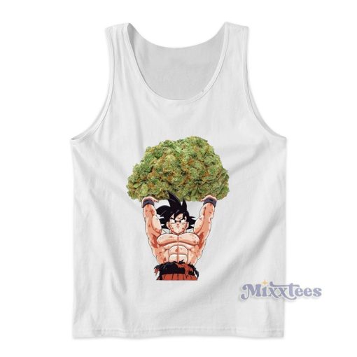 Dragon Ball Goku Marijuana Funny Tank Top