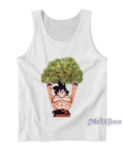 Dragon Ball Goku Marijuana Funny Tank Top