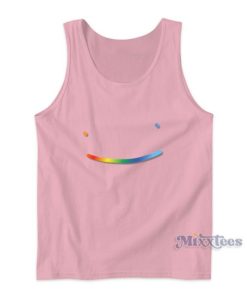 Dream Rainbow Smile Fleece Tank Top for Unisex