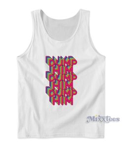 Dump Him Retro Rainbow Tank Top for Unisex Dump Him Retro Rainbow Tank Top for Unisex