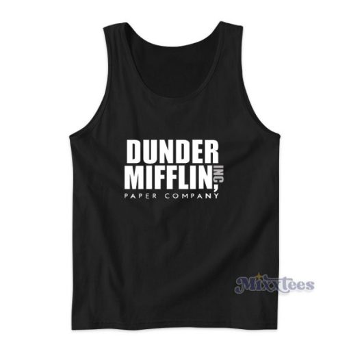 Dunder Mifflin Logo Tank Top for Unisex