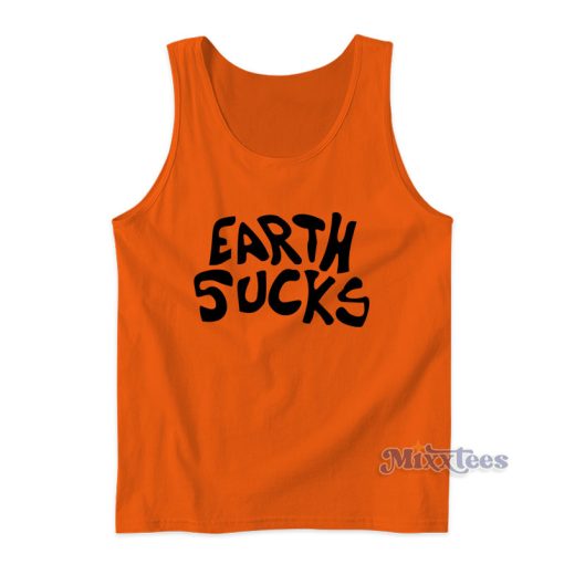 Earth Sucks Jeremy Scott Tank Top For Unisex