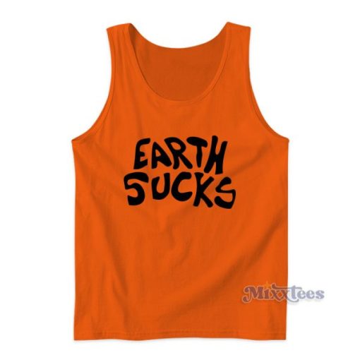 Earth Sucks Jeremy Scott Tank Top For Unisex