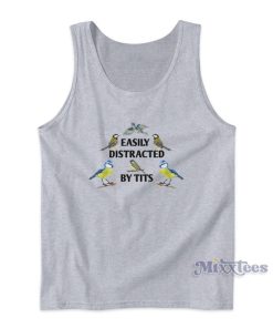 Easily Distracted By Tits Softstyle Tank Top for Unisex Easily Distracted By Tits Softstyle Tank Top for Unisex
