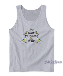 Easily Distracted By Tits Softstyle Tank Top for Unisex