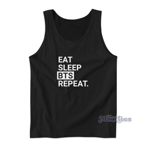 Eat Sleep BTS Repeat Tank Top for Unisex