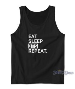 Eat Sleep BTS Repeat Tank Top for Unisex