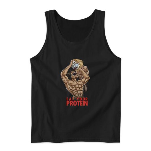 Eat Your Protein Attack On Titan Tank Top