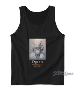 Elizabeth Bubblegum Queen Elizabeth II 1926-2022 Tank Top